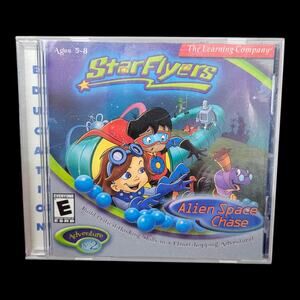 StarFlyers Alien Space Chase PC CD-ROM The Learning Company 2002 Kids Game